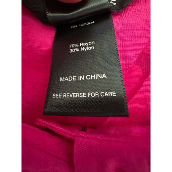 Ali Miles Pink Geometric Button Up Top Shacket 2X Artsy Lagenlook Pockets - Picture 9 of 11